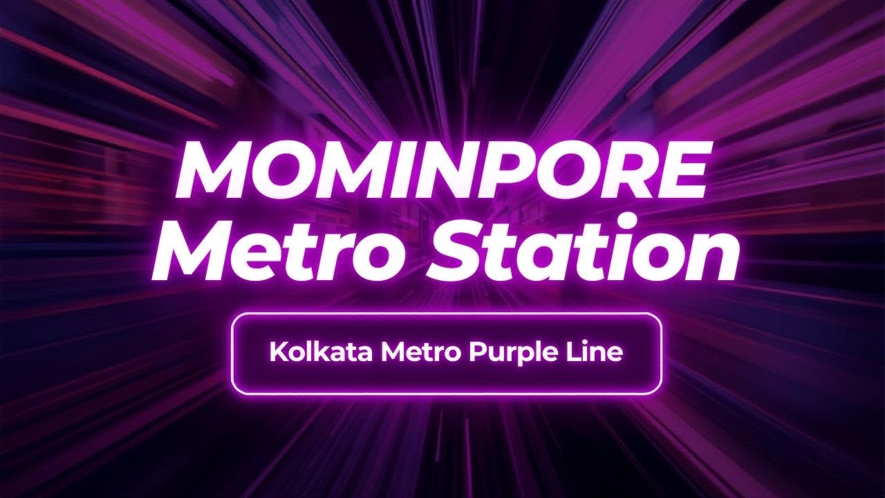 Mominpore Metro Station Construction Kolkata Metro Purple Line Update