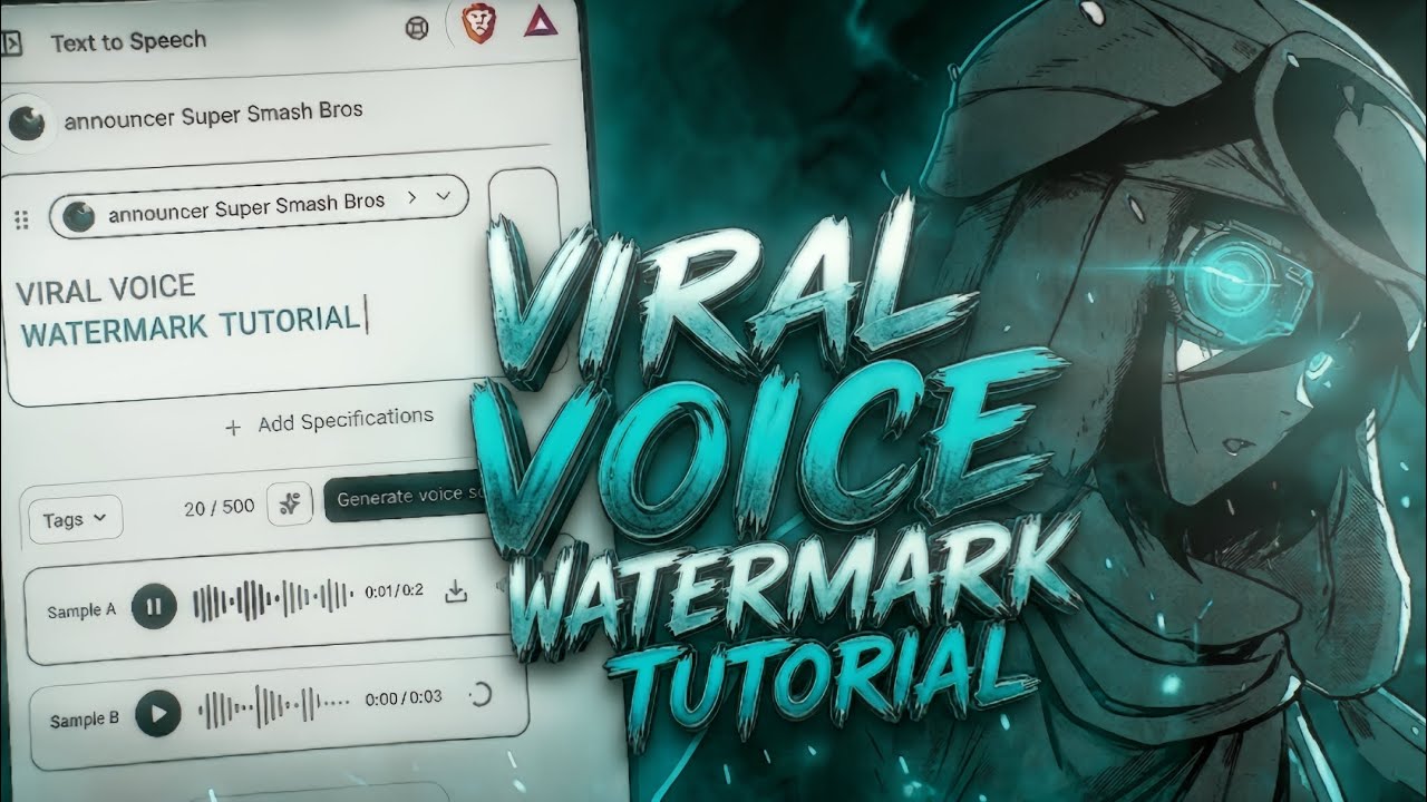 How to Add VIRAL Voice Watermark to Your Edits 🔥 | Tutorial