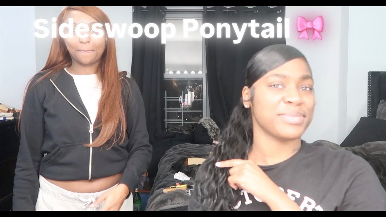 HAIR TRANSFORMATION: SIDE SWOOP PONYTAIL