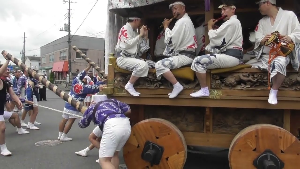 佐原の大祭 夏祭り 浜宿 踊り～船頭小唄～大和～ふつみたま 獅子馬鹿 剣囃子 与倉芸座連 2025/07/13