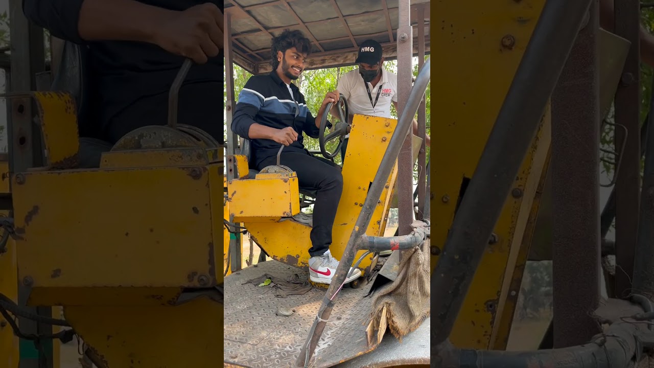 I drove a roadroller😃