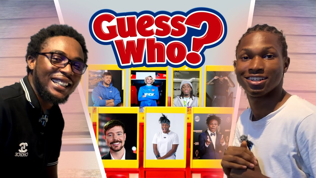 GUESS WHO YOUTUBER EDITION VS JUSTPAUL