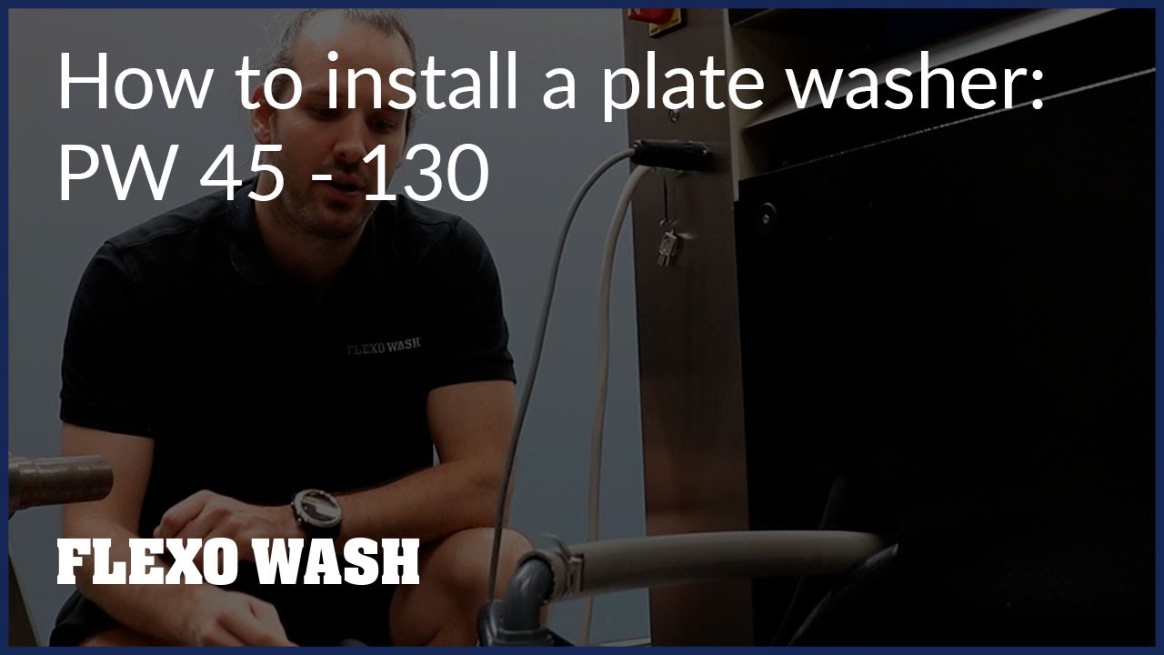 How to install a Plate washer: PW 45 - 130