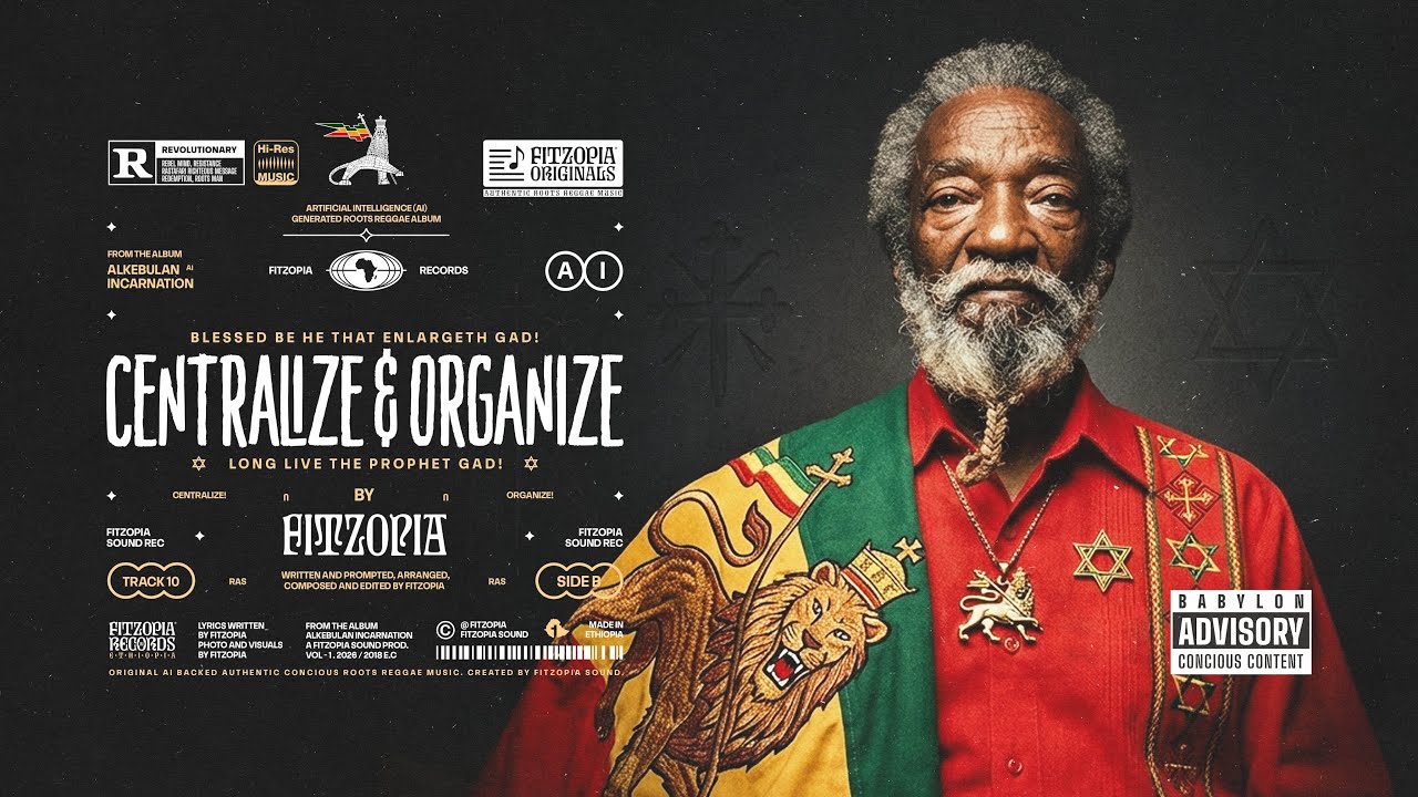 Fitzopia - Centralize and Organize! - (Lyric Video) - Conscious Roots Reggae