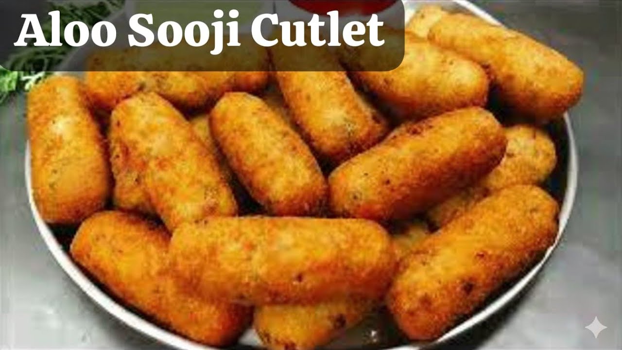 घर पर इतनी Crispy कटलेट यकीन नहीं होगा। Aloo Suji Cutlet recipe। Potato Semolina Cutlet