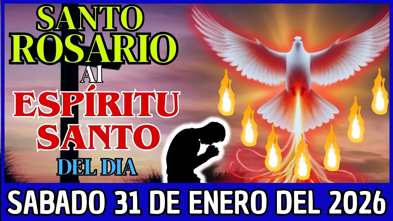 ROSARIO CORTO AL ESPIRITU SANTO: CORONILLA Y ORACIÓN  #PENTECOSTES 💖 SABADO 31 DE ENERO DEL  2026