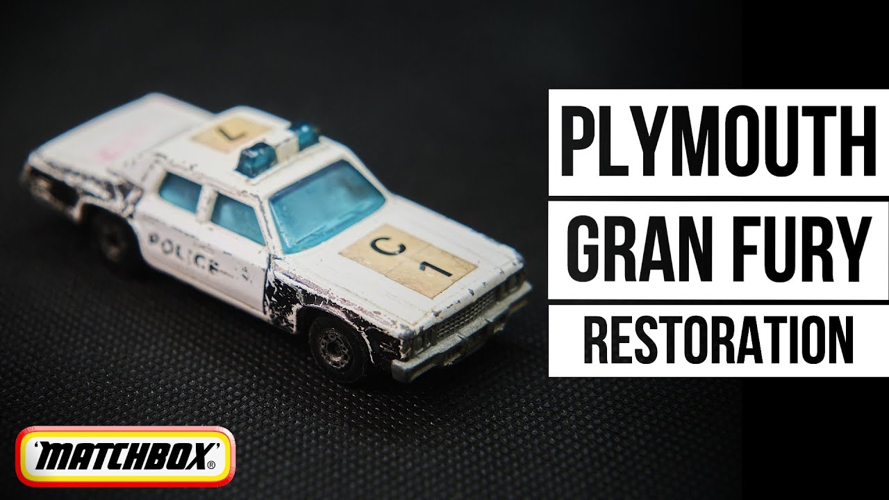 Реставрация MATCHBOX: полицейский автомобиль Plymouth Gran Fury 10F