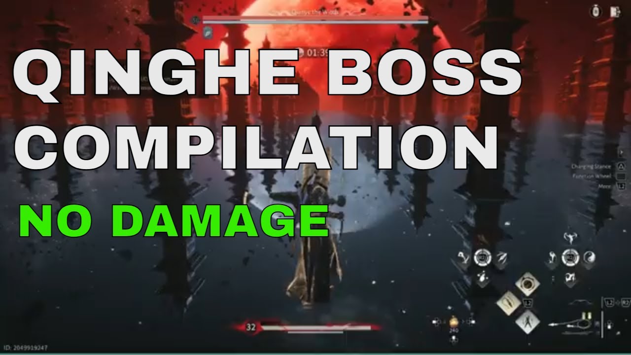 [Where Winds Meele] Qinghe Boss Compilation (Abyss Trials / No Damage)