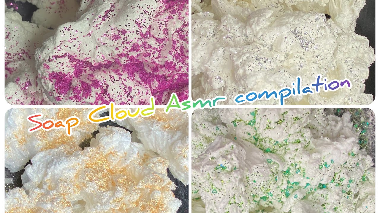 Soap 🧼 Cloud ☁️ ASMR  Compilation ~ satisfying video ~ oddly satisfying ~ asmr ~  compilation video