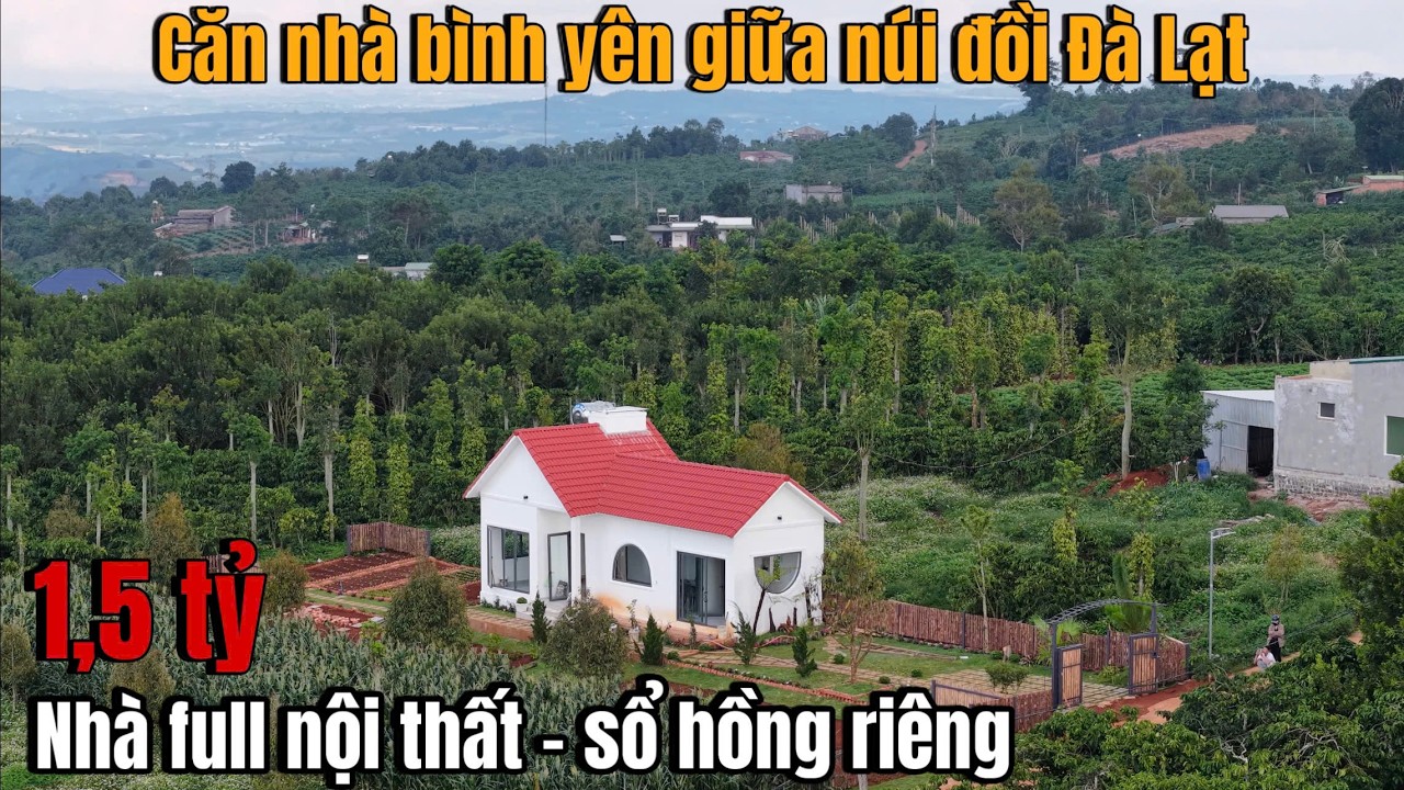 An cư giữa thiên nhiên – Đón nắng, căn nhà vườn full nội thất, giá chỉ 1ty5
