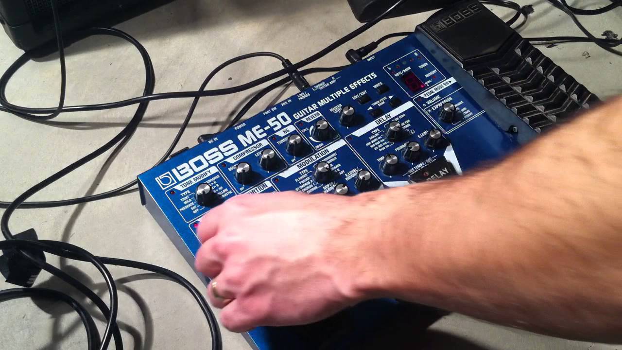 Boss ME-50 (Distortion Plus Demo)