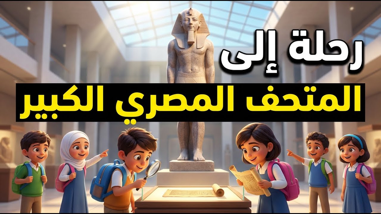 الدرس الثاني عربي الصف السادس الابتدائي رحلة الى المتحف المصري الكبير للصف السادس عربي الترم الثاني