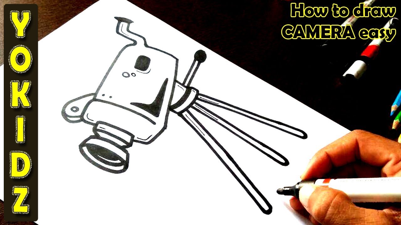 How to draw CAMERA easy