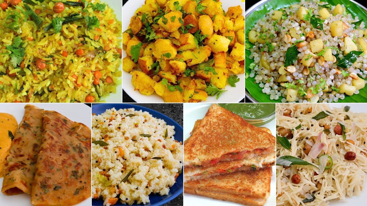 Bachelorsக்கு  7 ஈஸி டிபன் ஐடியாஸ் | Easy & Quick Tiffin Recipes | Bachelor Recipes in Tamil