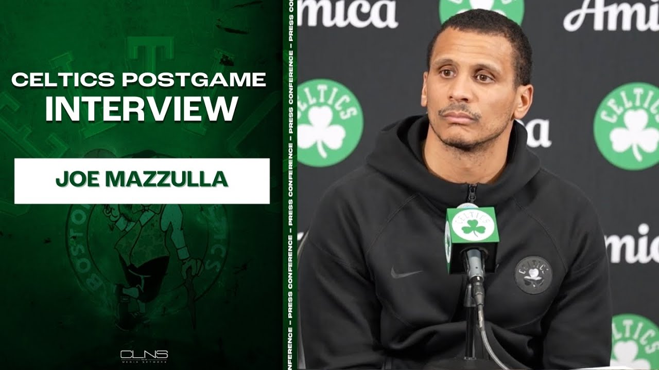 Интервью с Джо Маццуллой после игры | Celtics Lakers
