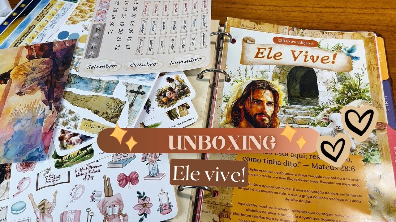 UNBOXING @KimoAdesivos Ele vive + Art Journal 