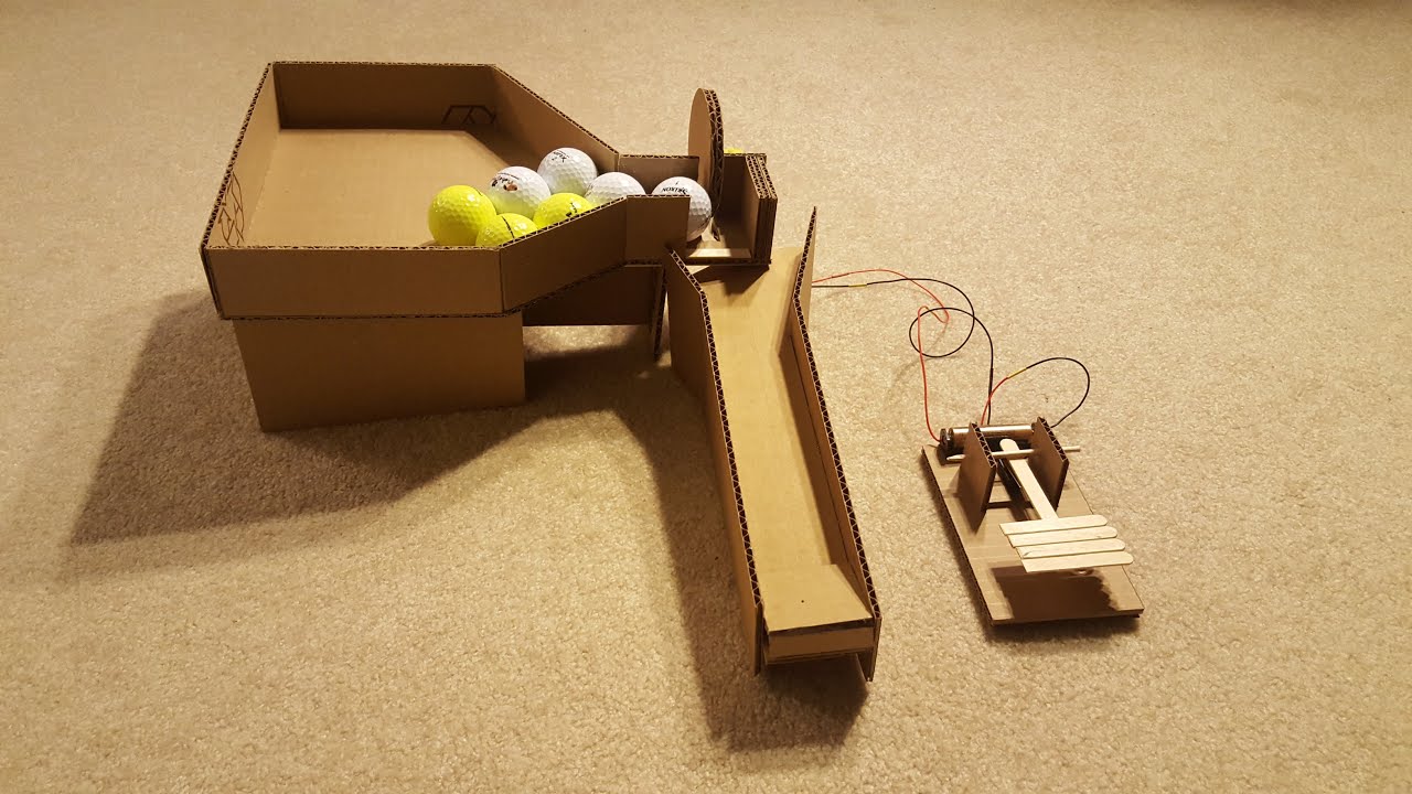 How to Make Semi-Automatic Golf Ball Dispenser.