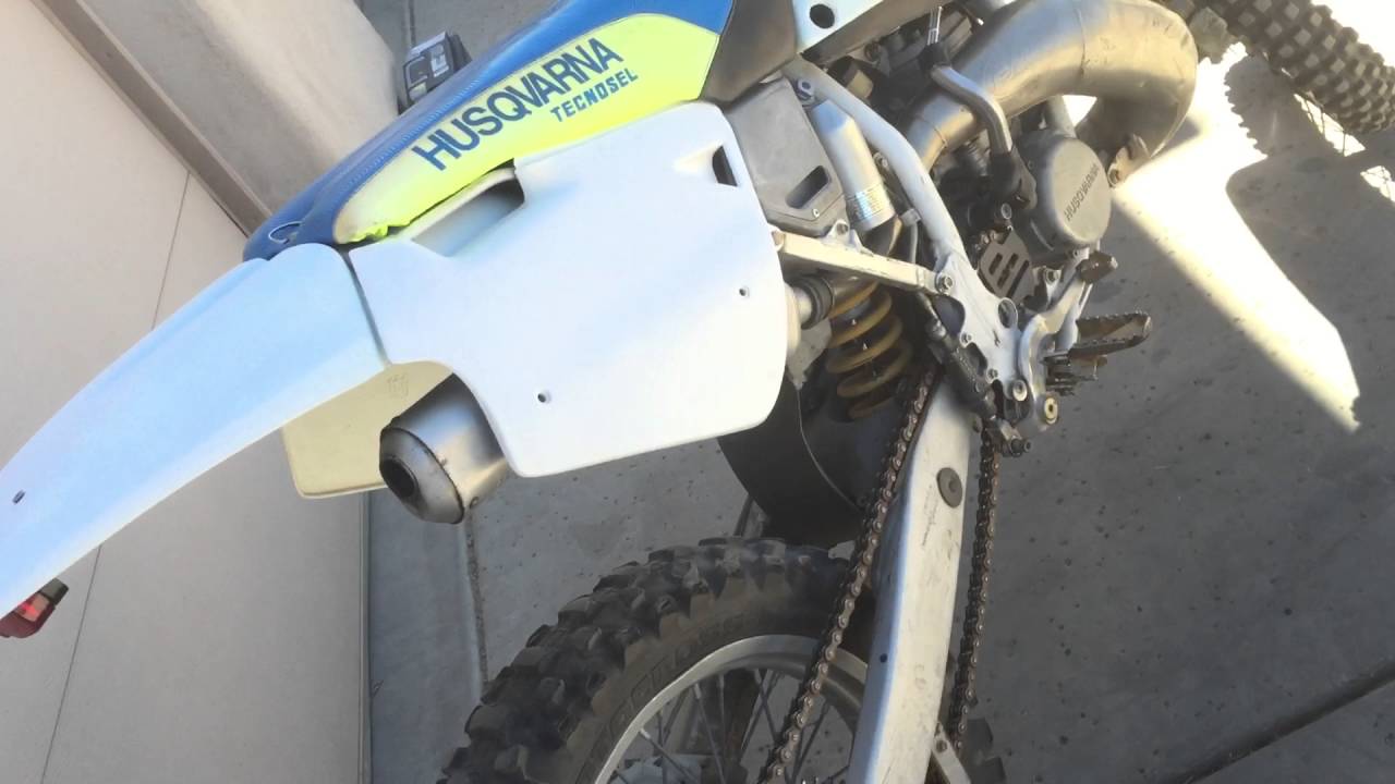 1995 Husqvarna WXE250 Cold start and idle