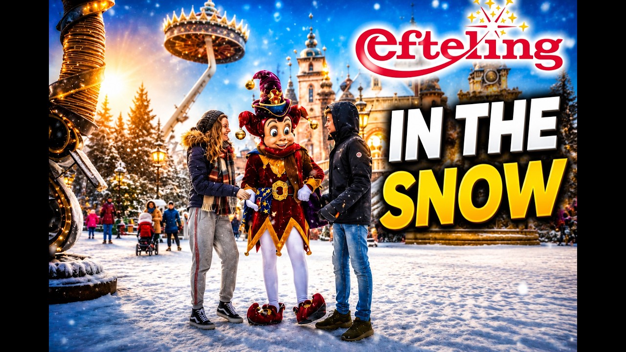 It SNOWED at Efteling! ❄️ Full Ride Day + Aquanura Finale
