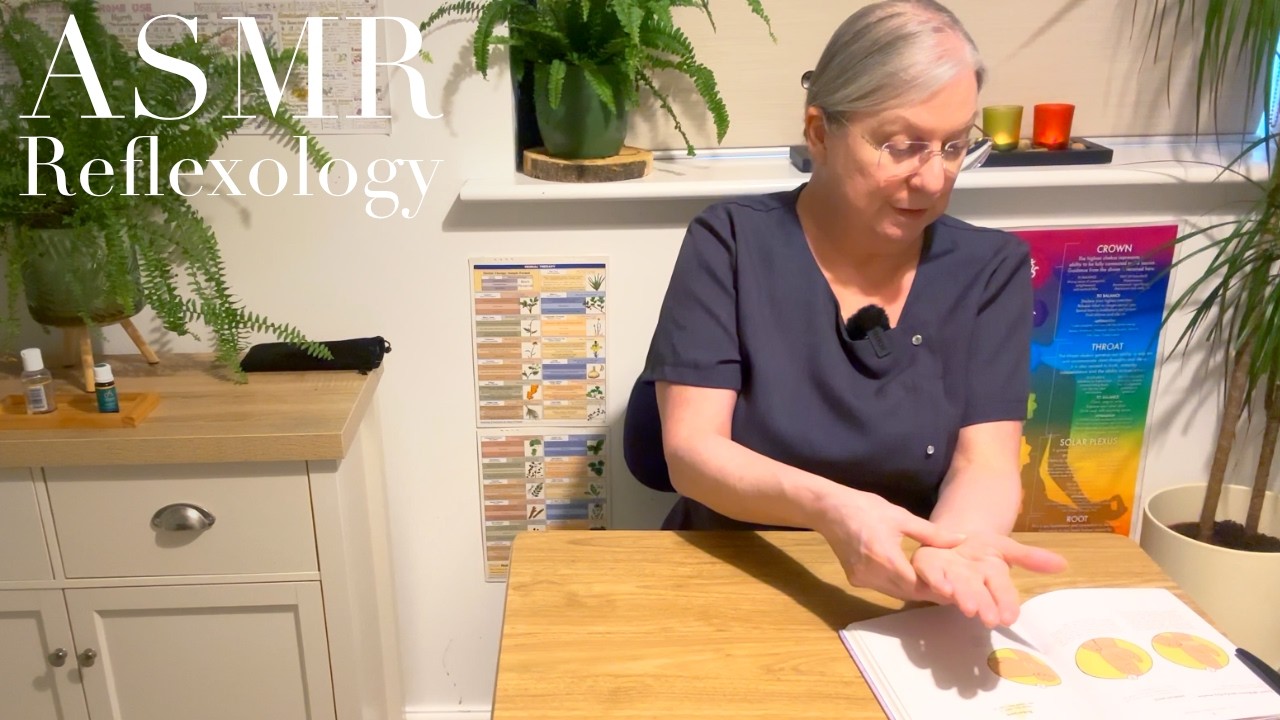 ASMR Self Hand Reflexology (Unintentional ASMR, Real person ASMR)