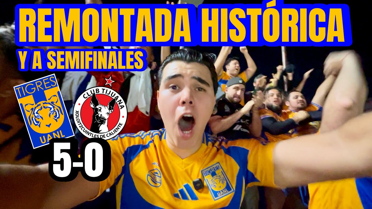 REMONTADA HISTÓRICA 🔥 | TIGRES VS XOLOS | 4TOS DE FINAL VUELTA | AP 2025 LIGA MX 