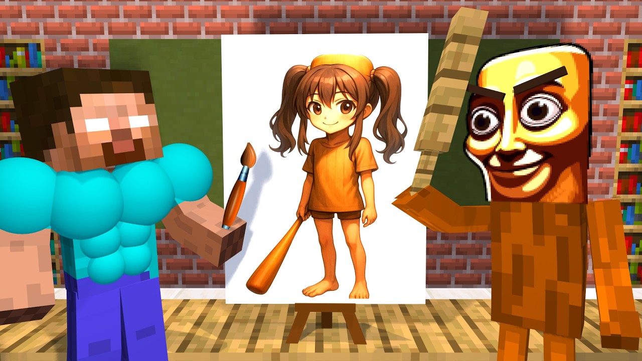 DRAWING CHALLENGE 10 - Minecraft Animation