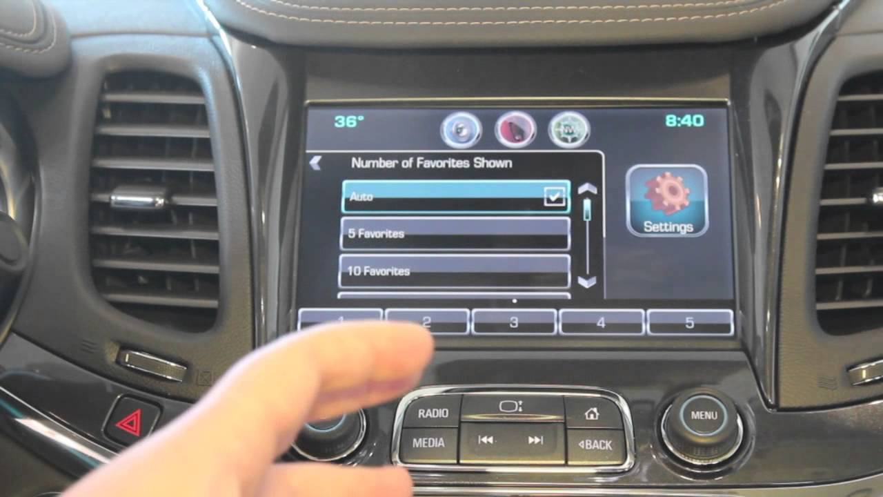 How to Operate the Pre-Set Favorite Buttons and Rename them on the Chevy MyLInk radio.