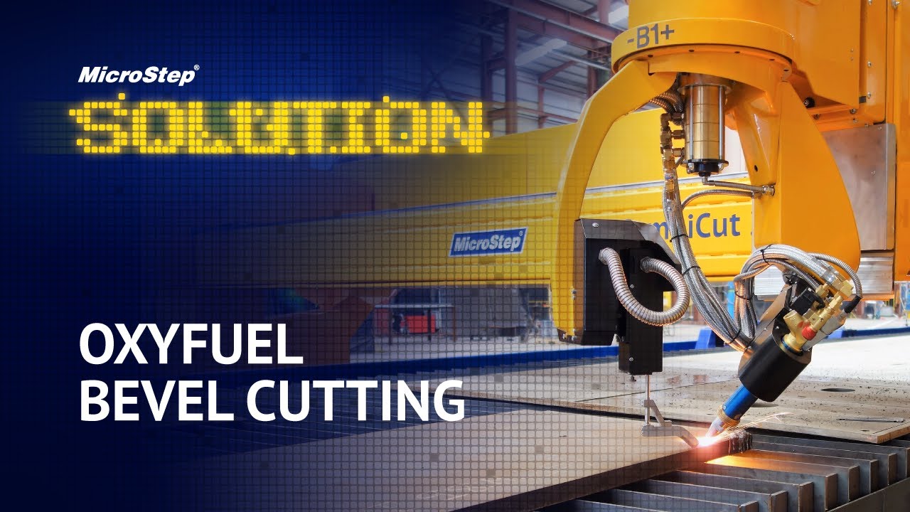 Oxyfuel bevel cutting