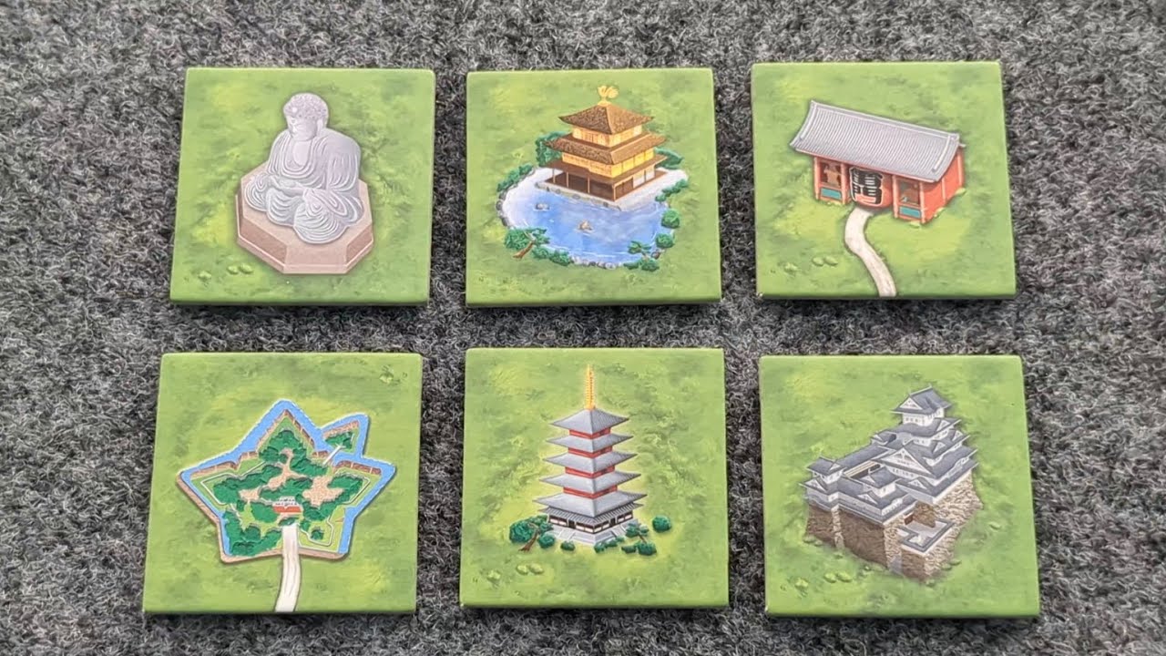 WHAT'S NEW Carcassonne Japanese Buildings Mini-Expansion, plus PLAYTHROUGH & EXPANSIONIST