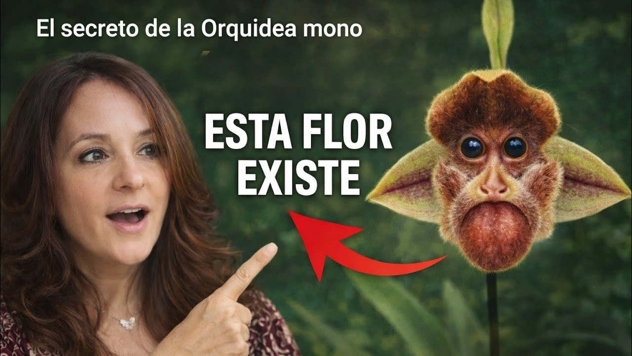Nadie me creyó hasta verla: la orquídea mono