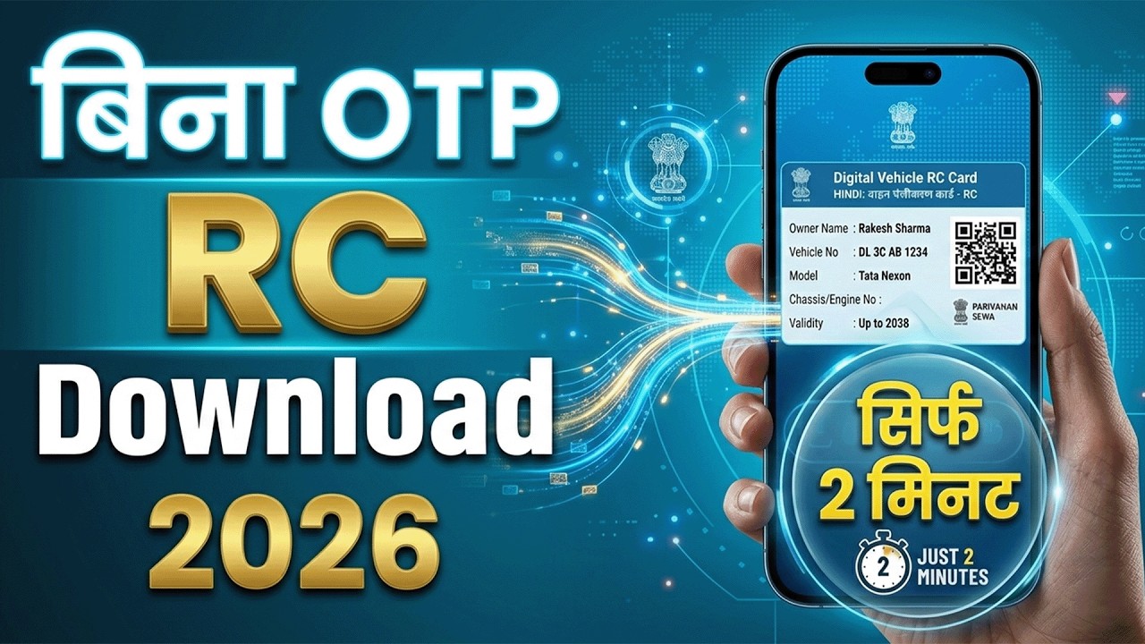 Rc Download | Bina OTP Gadi Ki Rc Kaise Download Karen | How To Download Vehicle RC | #rc