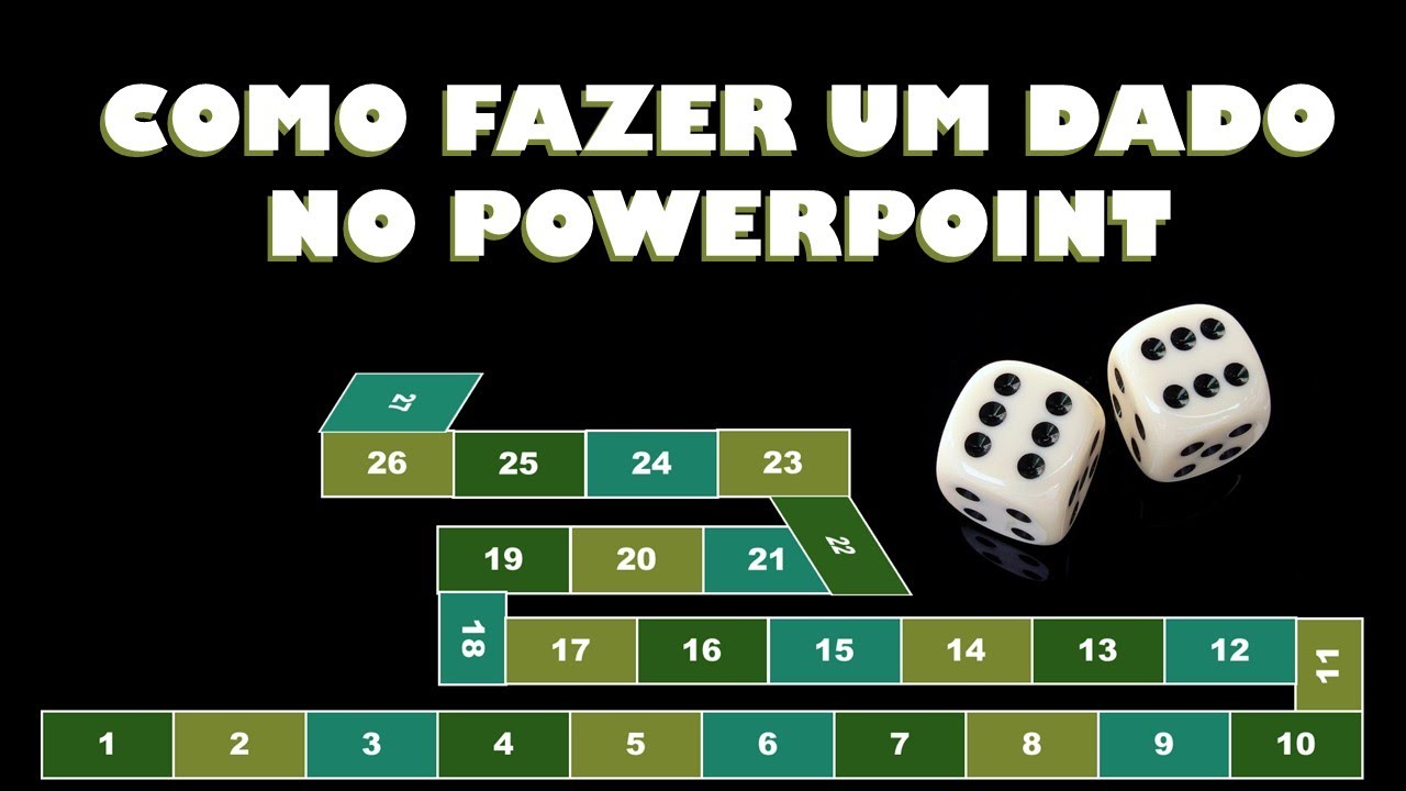 Como fazer um dado no PowerPoint