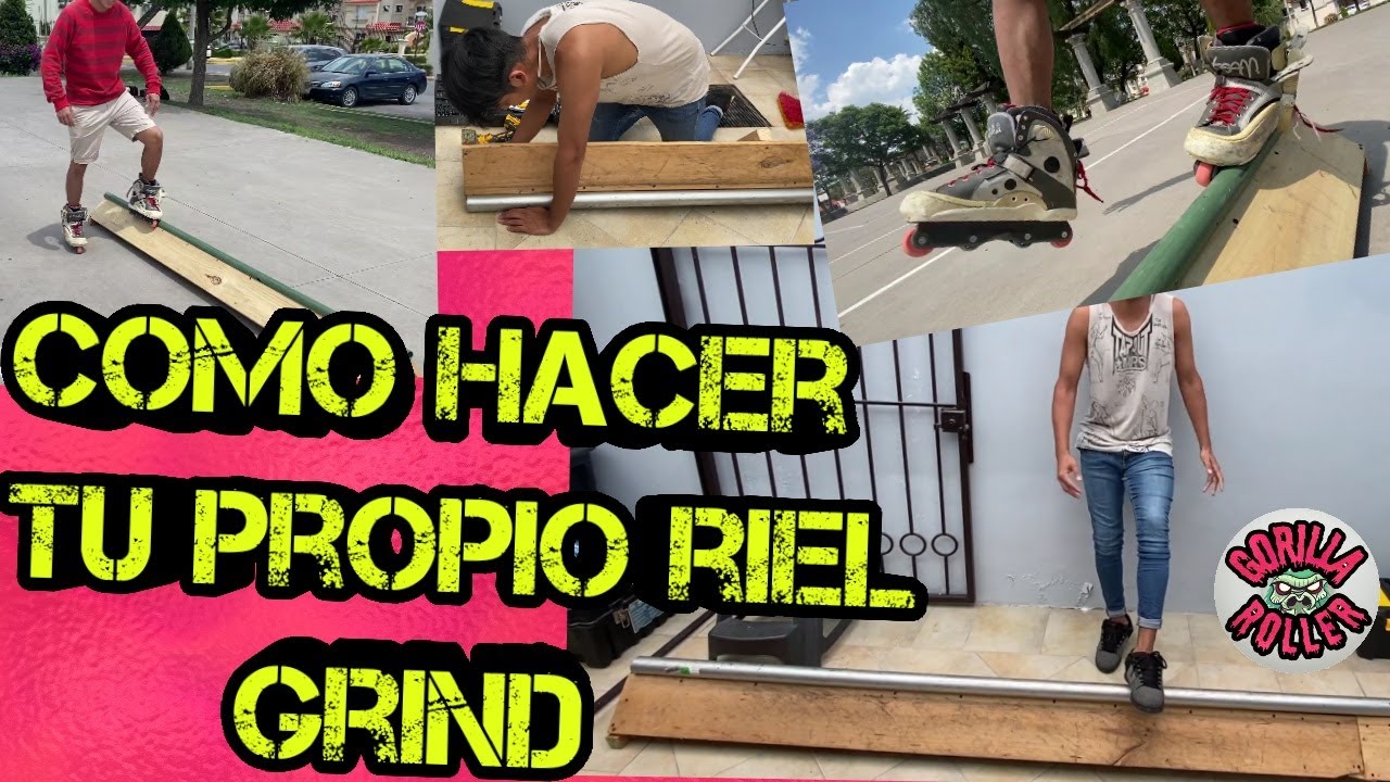 💥 ¡COMO HACER UN RIEL PARA GRINDAR! 💥 //Como hacer tu propio  RIEL💥