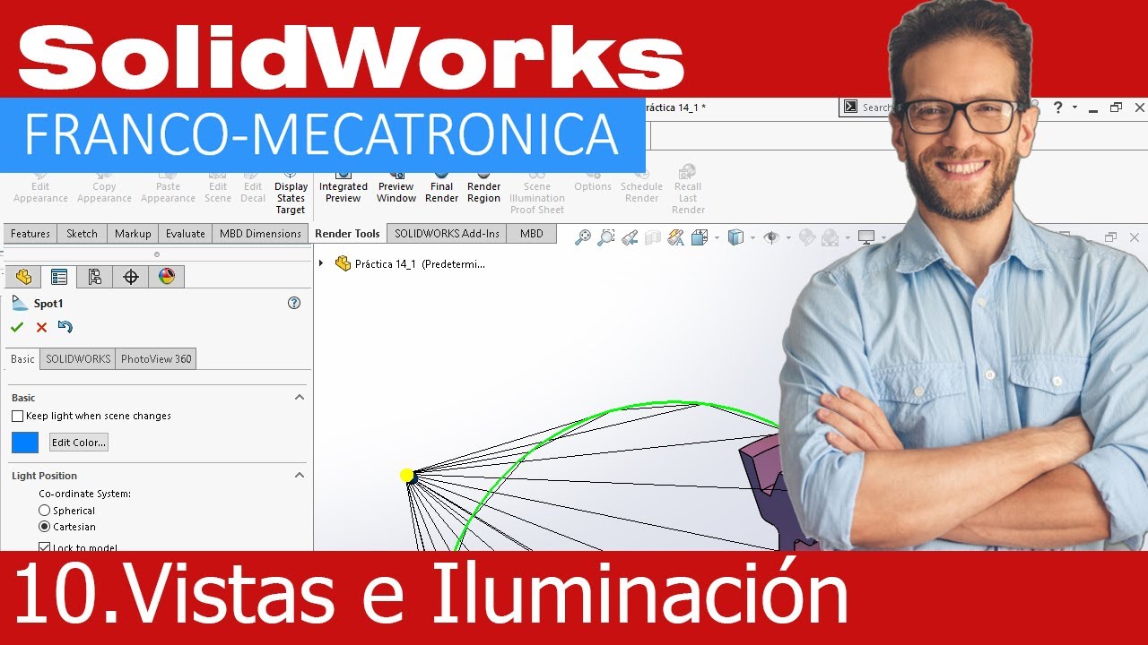 Vistas e iluminación - SolidWorks 10