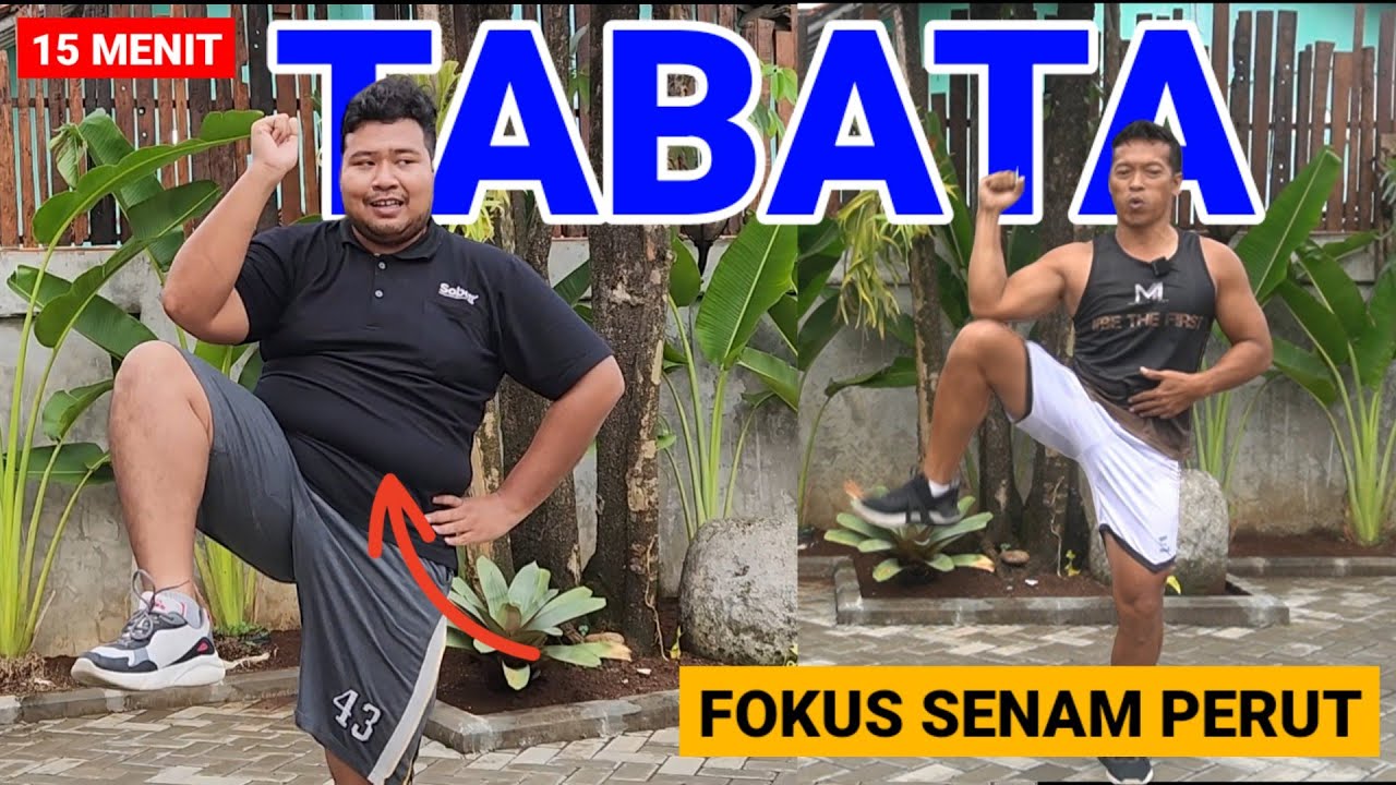 SENAM TABATA FOKUS BAKAR LEMAK PERUT | BB 100++