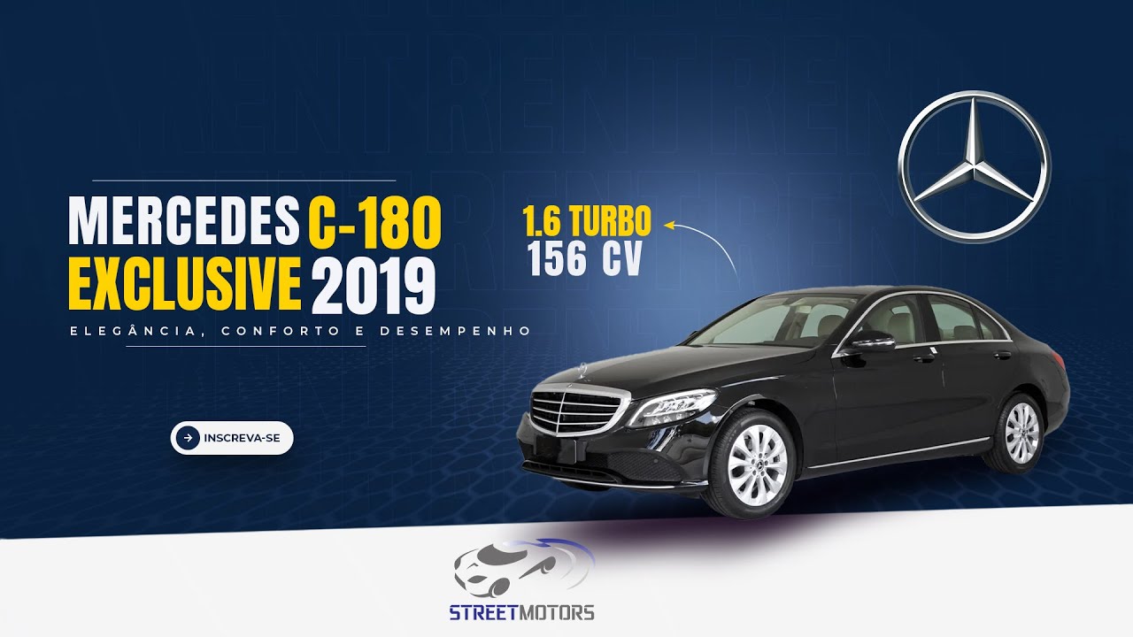 Mercedes C180 Exclusive 2019 - Elegância, Conforto e Desempenho