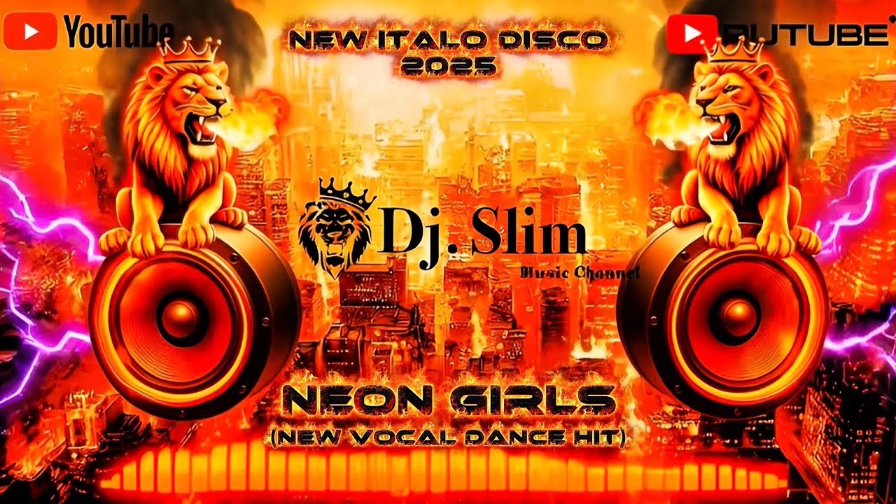 Dj. Slim - Neon Girls.🎵New Vocal Cover HiT // NEW ITALO DISCO 2025🎵