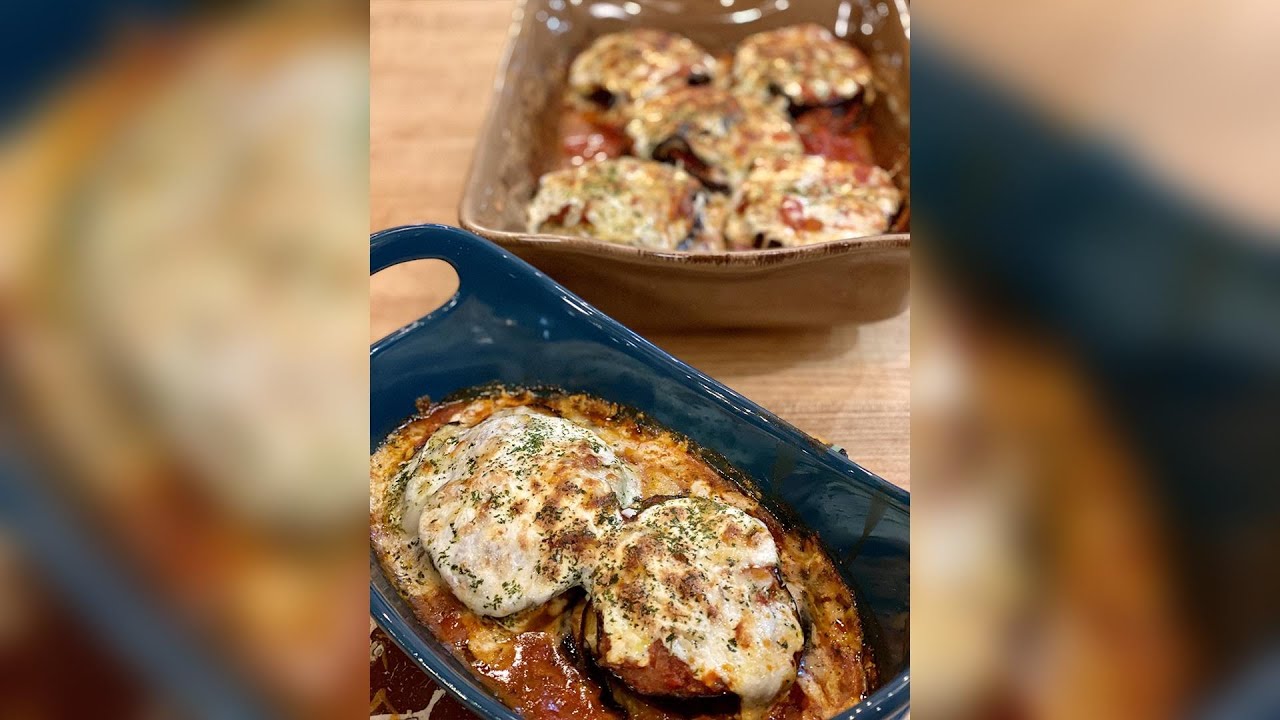 How To Make Eggplant Stacks With Ham | Rachael Ray