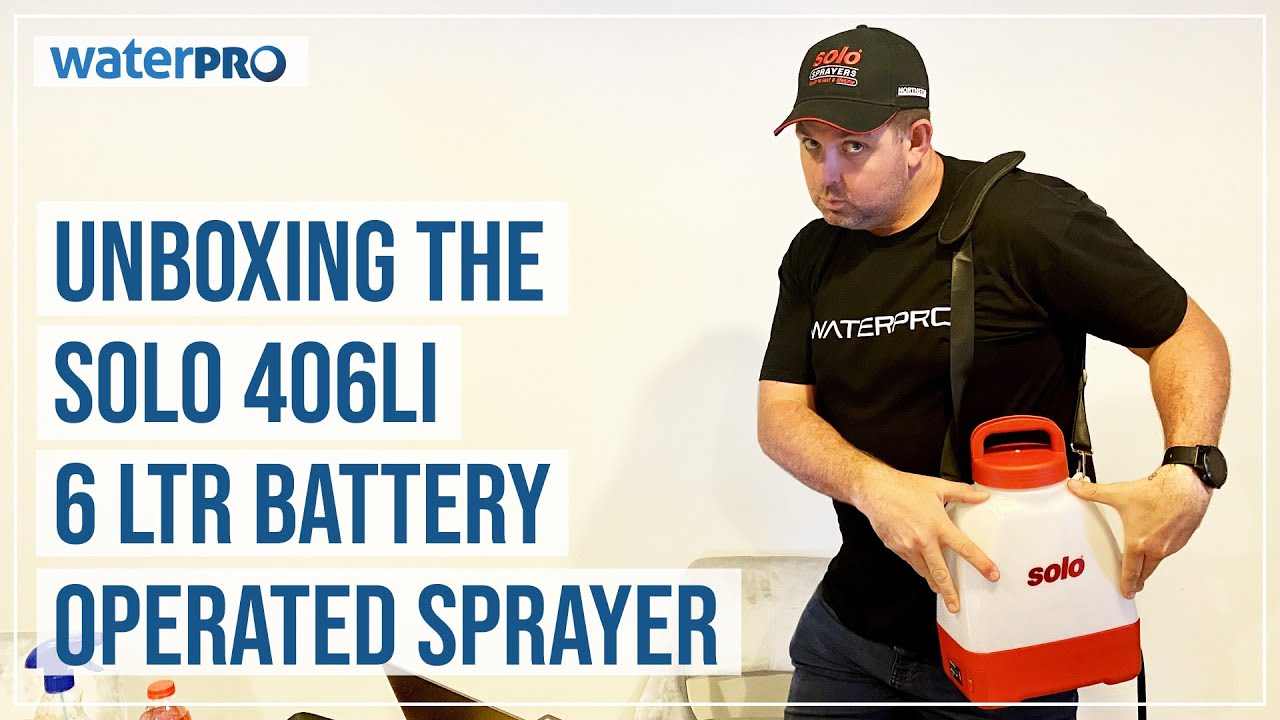 Unboxing the Solo 406Li 6 Litre Battery Operated Sprayer