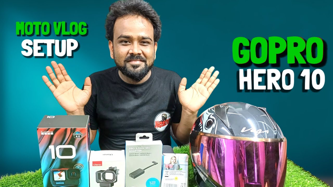 The best motovlog setup GoPro hero10        2024এর সবথেকে ভালো motovlog সেট আপ  ভিডিও।