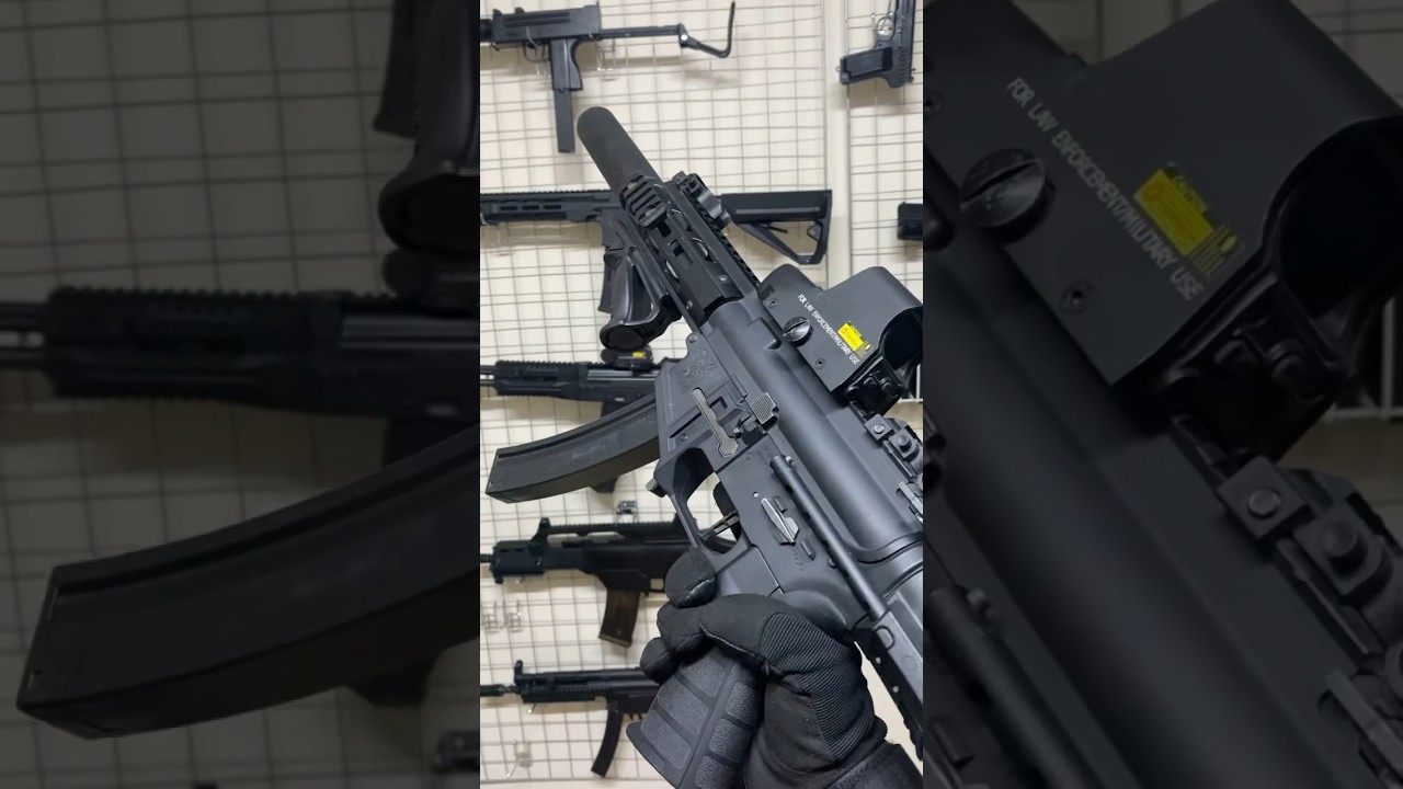 Пистолет пулемет King Arms PDW 9mm SBR M-LOK