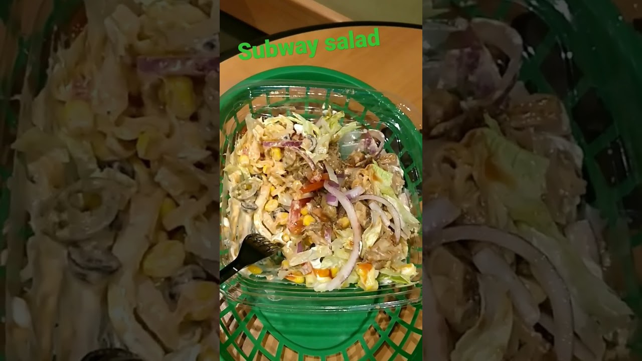 Subway salad 