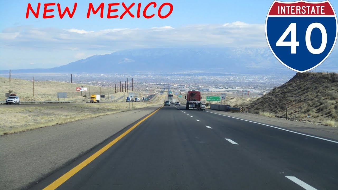 Interstate 40 - New Mexico (Exits 1 to 181) eastbound