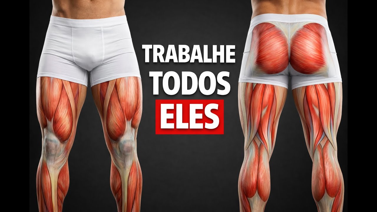 Os ÚNICOS 4 exercícios para a parte inferior do corpo que você precisa.
