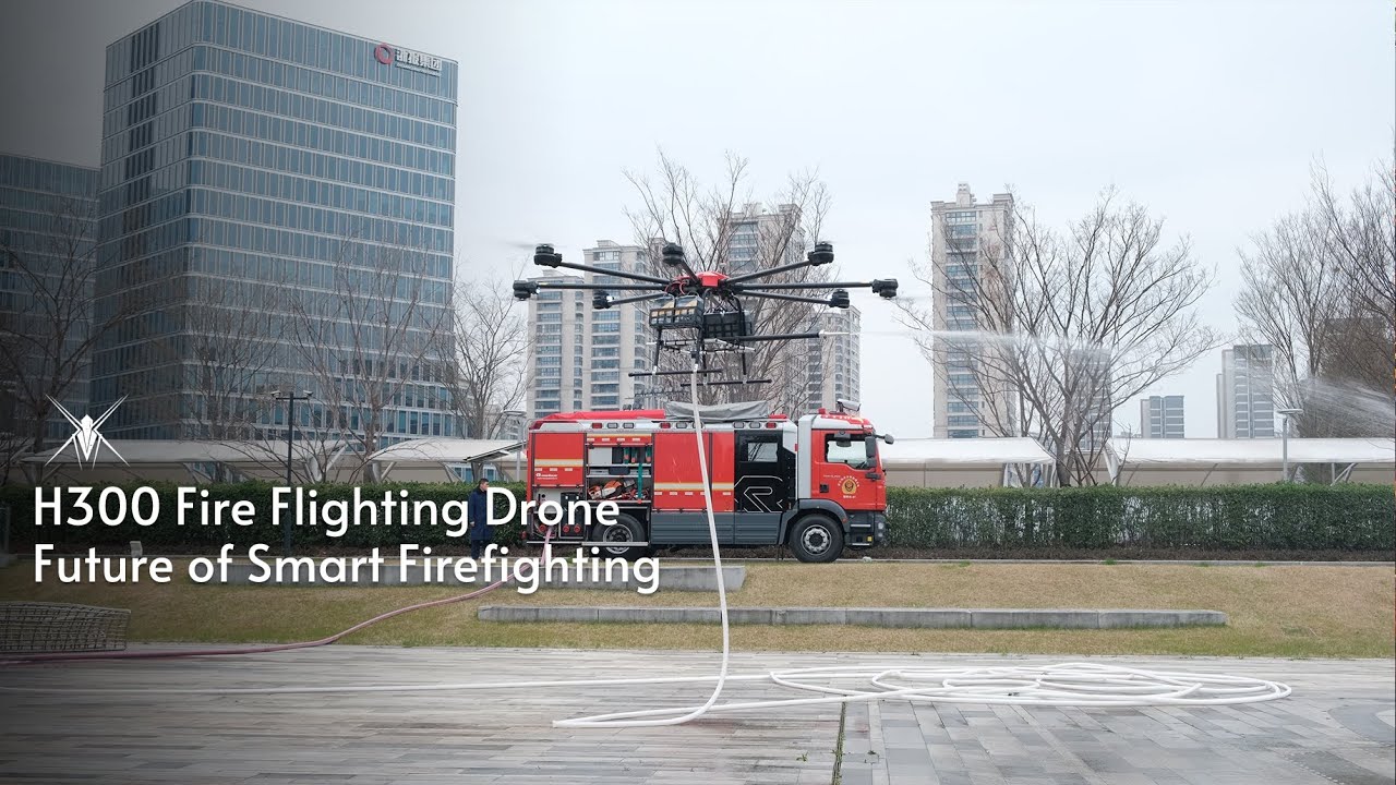 H300 Firefighting Drones Used for Wildfires | Emergency Deployment