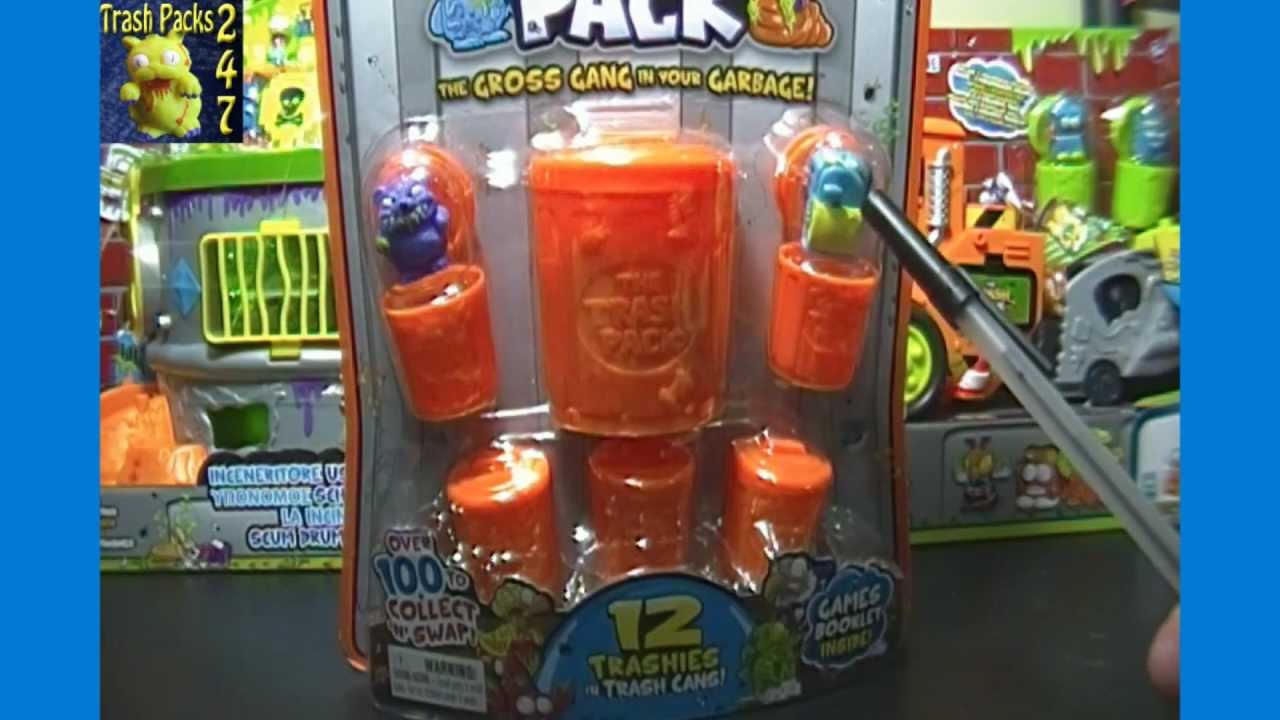 Opening a Trash Pack Series 2 12-pack with #115 Garbage Bear & #58 Compost Rare