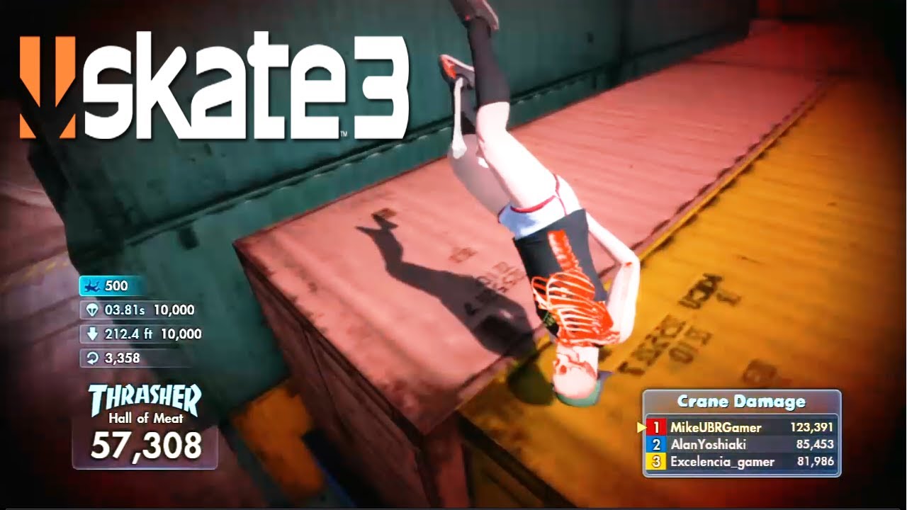 Skate 3 - Galera Se Quebrando no Hall Of Meat
