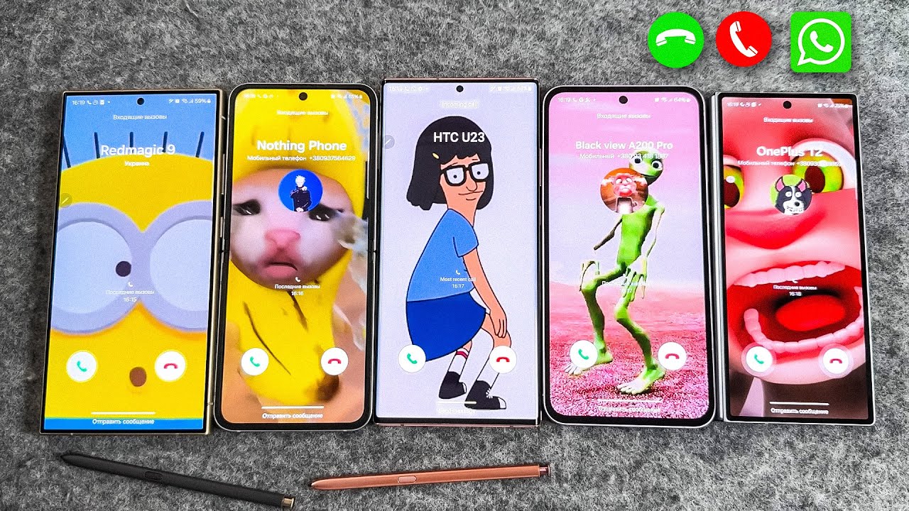 Samsung S24 Ultra, Note 20 Ultra, A55, Z Flip 6, Z Fold 6 Cellular Call vs WhatsApp Incoming Call