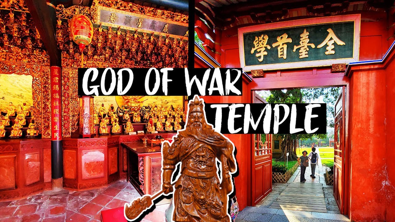 OLDEST TEMPLE in Taiwan!!!! (God of War Temple Tainan)
