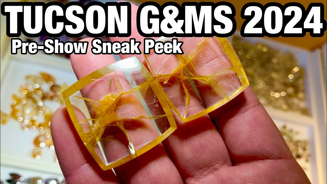 Tucson Gem Show 2024 Pre Sale Sneak Peek - Pueblo & Red Lion - Brazilian Stone, Jade, & Amber